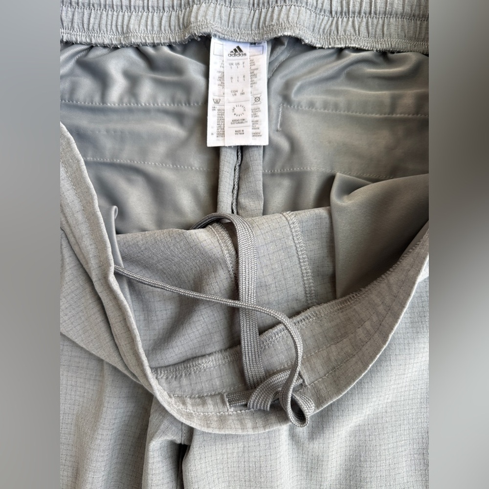 adidas Men's Light Gray Joggers - Picture 4 of 5